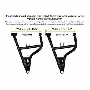 SuperATV Polaris General 1000 High Clearance Front A-Arms