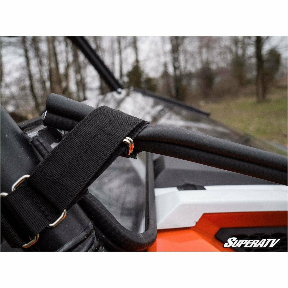 SuperATV Polaris General Scratch Resistant Flip Down Windshield