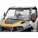 SuperATV Polaris General Scratch Resistant Vented Full Windshield