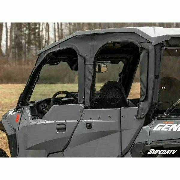 SuperATV Polaris General XP 1000 4-Seater Primal Soft Cab Enclosure Upper Doors