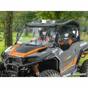 SuperATV Polaris General XP 1000 Scratch Resistant Vented Full Windshield