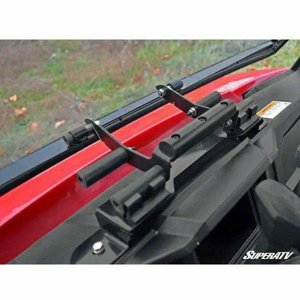 SuperATV Polaris Ranger Midsize Scratch Resistant Flip Windshield