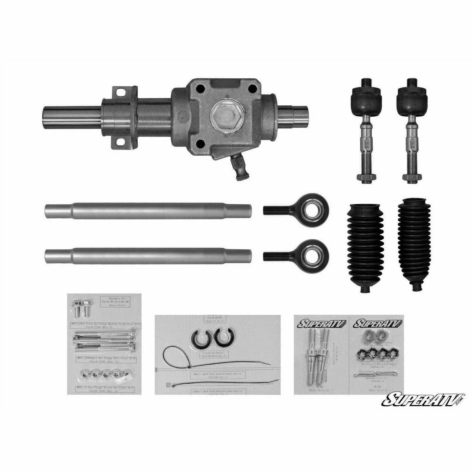 SuperATV Polaris Ranger XP 1000 RackBoss Heavy Duty Rack and Pinion