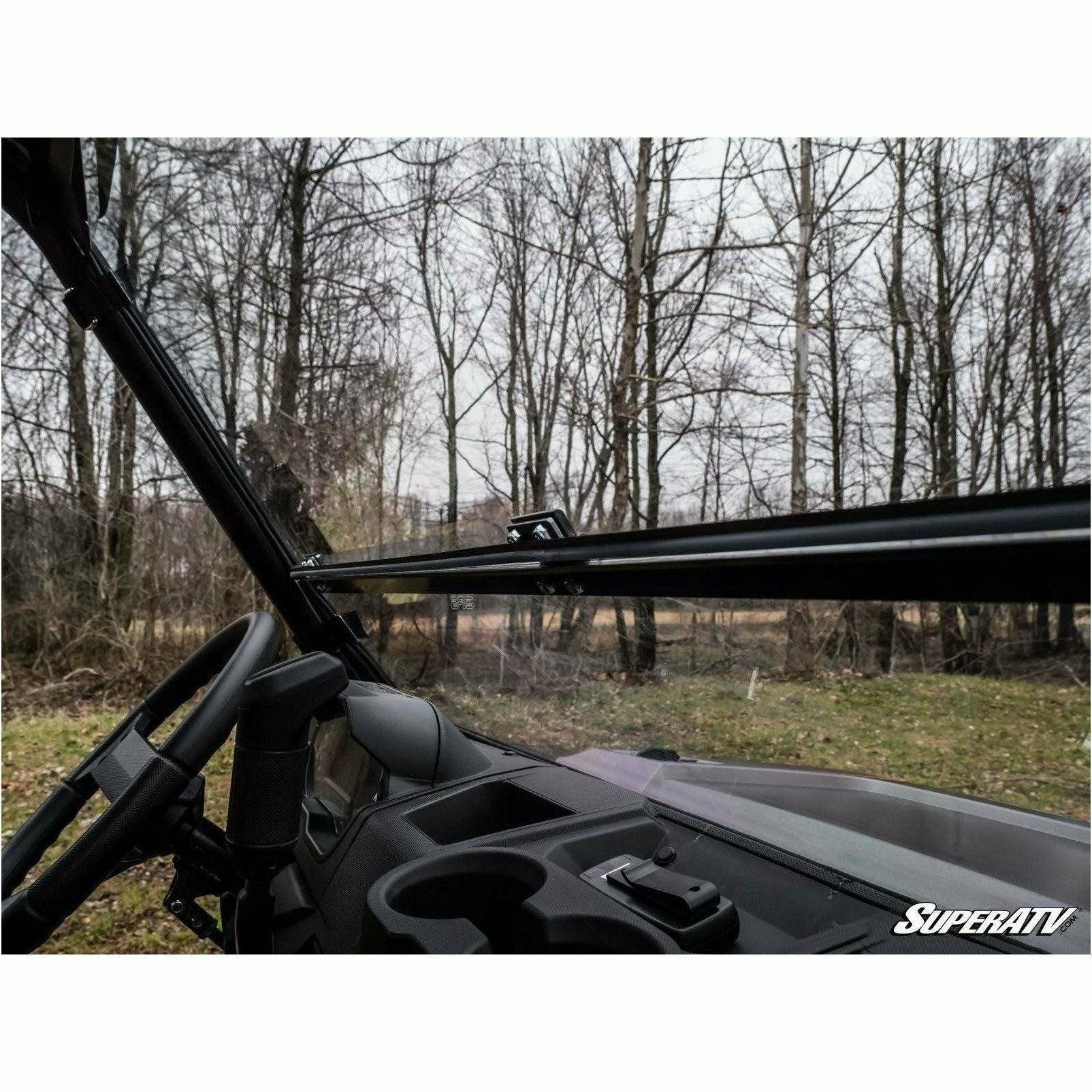 SuperATV Polaris Ranger XP 1000 Scratch Resistant Flip Down Windshield