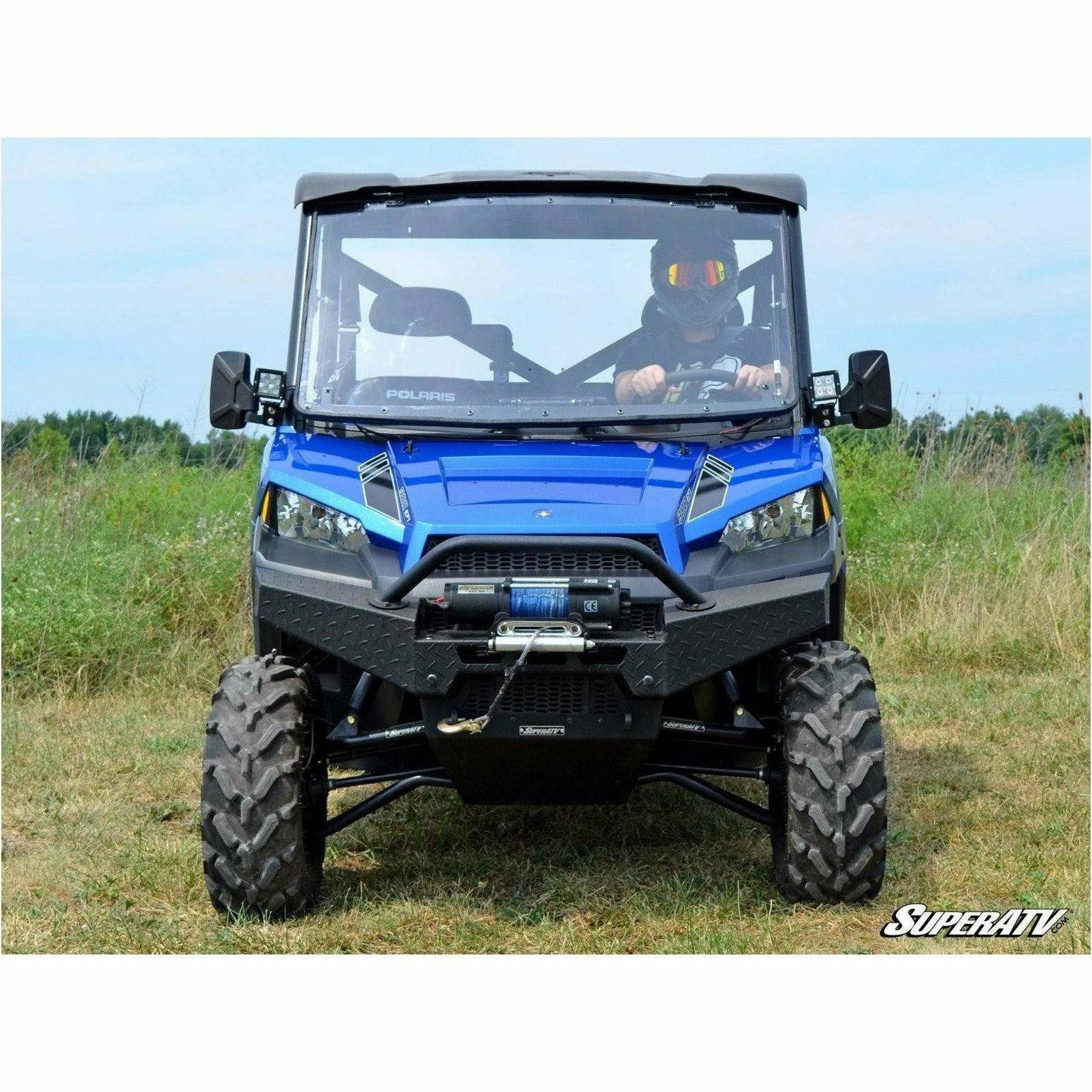 SuperATV Polaris Ranger XP 1000 Scratch Resistant Flip Windshield