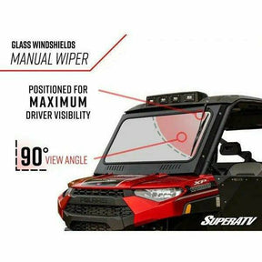 SuperATV Polaris Ranger XP 900 Glass Windshield