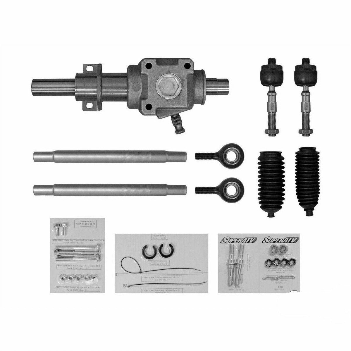 SuperATV Polaris Ranger XP 900 RackBoss Heavy Duty Rack and Pinion