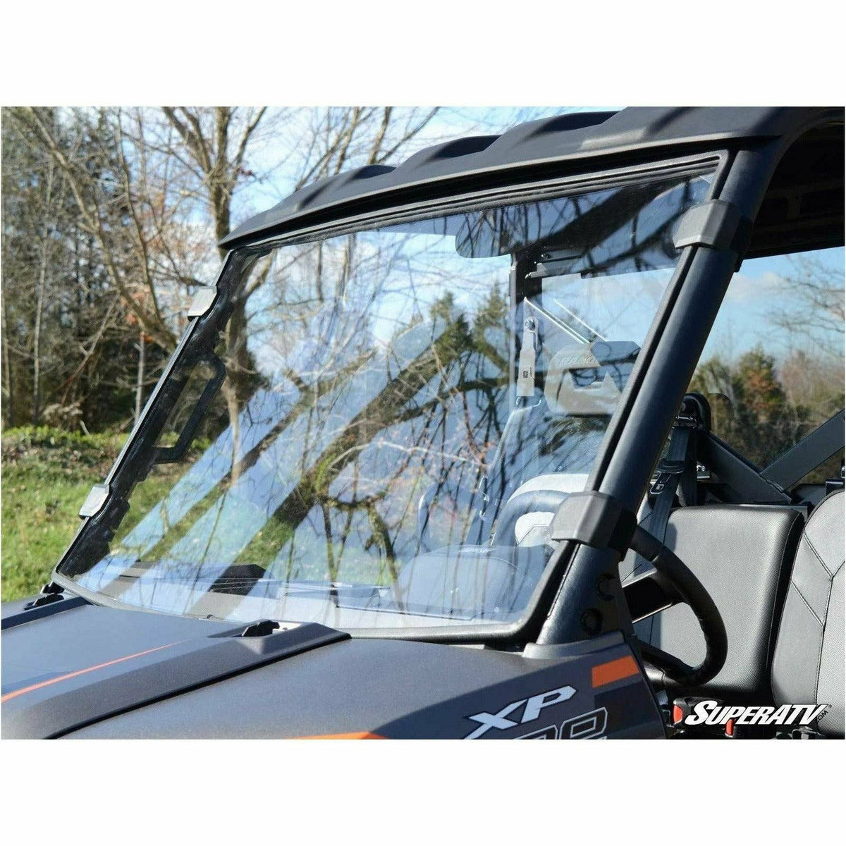 SuperATV Polaris Ranger XP 900 Scratch Resistant Full Windshield