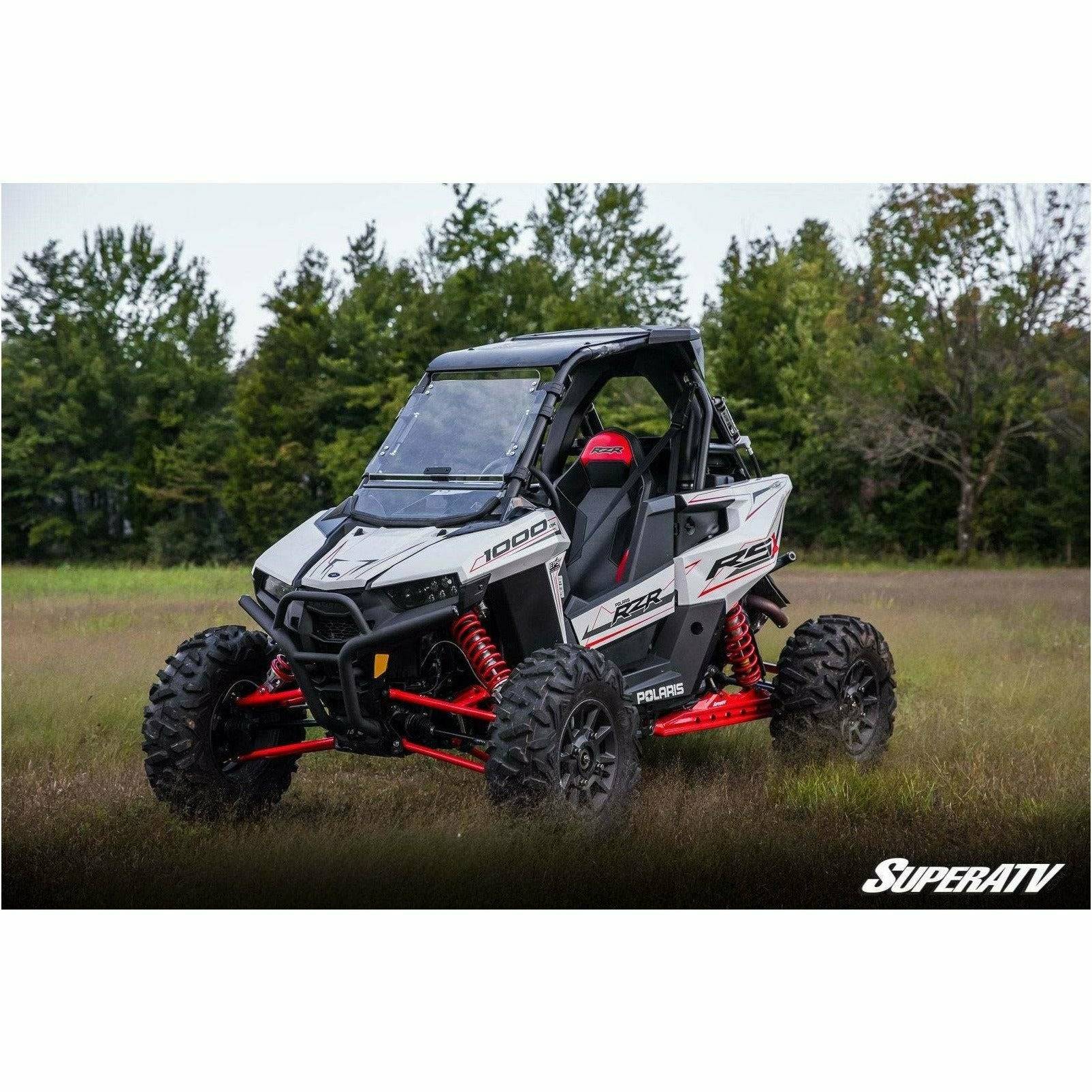 SuperATV Polaris RZR RS1 Scratch Resistant Flip Windshield