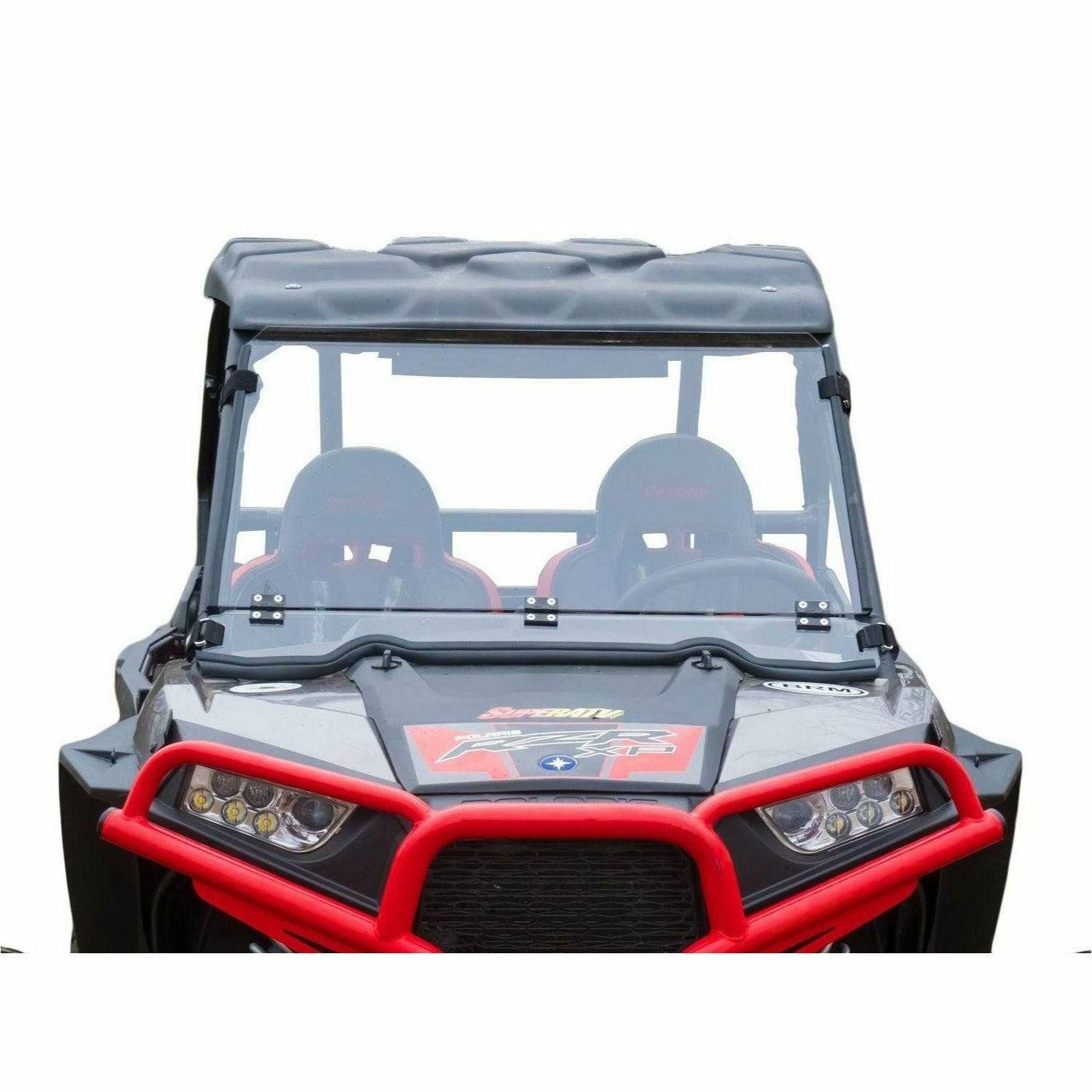 SuperATV Polaris RZR 900 Scratch Resistant Flip Down Windshield