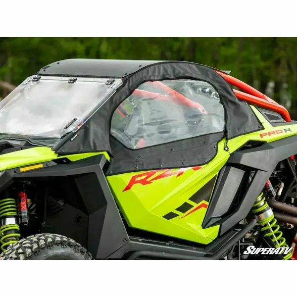 SuperATV Polaris RZR PRO R Primal Soft Cab Enclosure Upper Doors