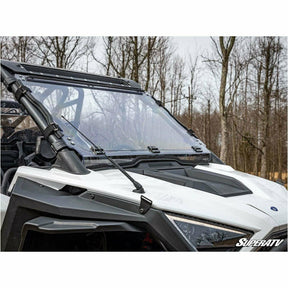 SuperATV Polaris RZR PRO XP Scratch Resistant Flip Down Windshield