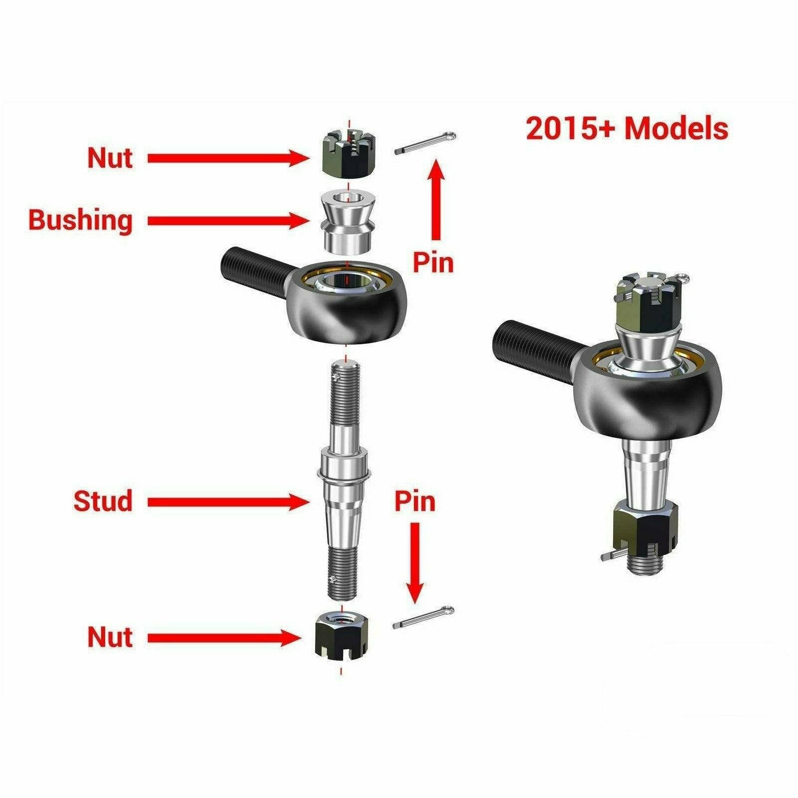 SuperATV Polaris RZR RS1 Heavy Duty Tie Rod Kit