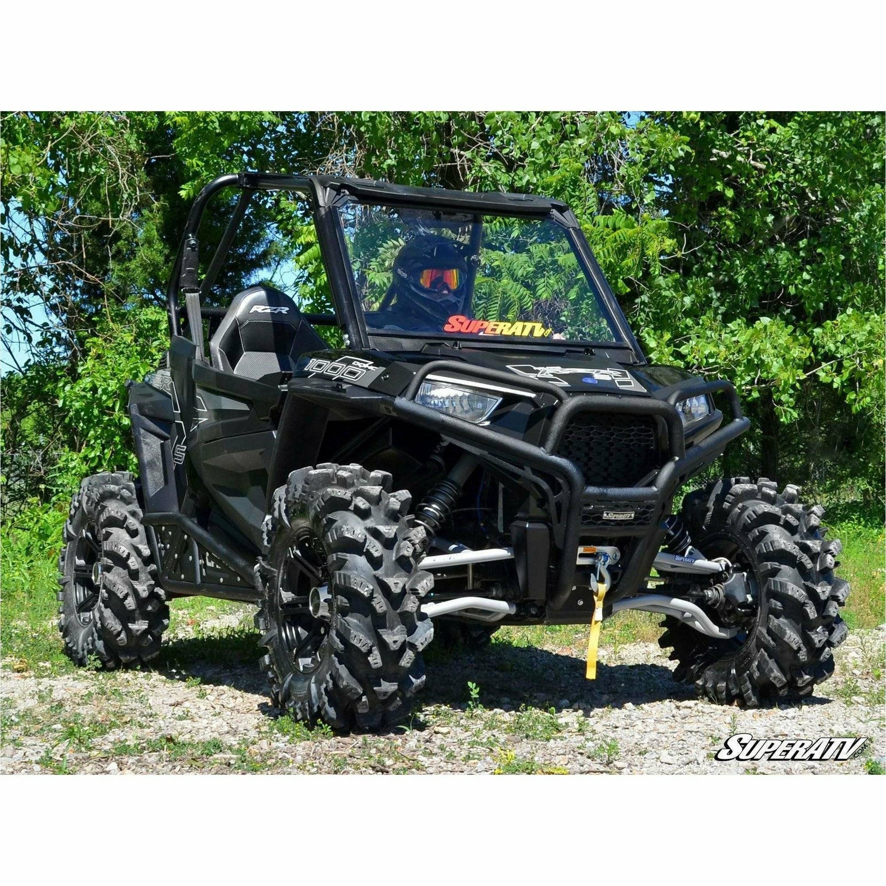 SuperATV Polaris RZR S 1000 High Clearance 1.5" Front Offset A-Arms