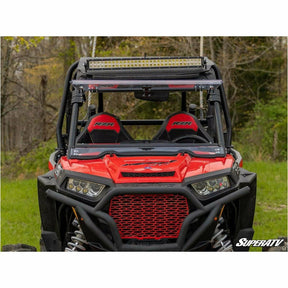 SuperATV Polaris RZR S 1000 Scratch Resistant Flip Windshield