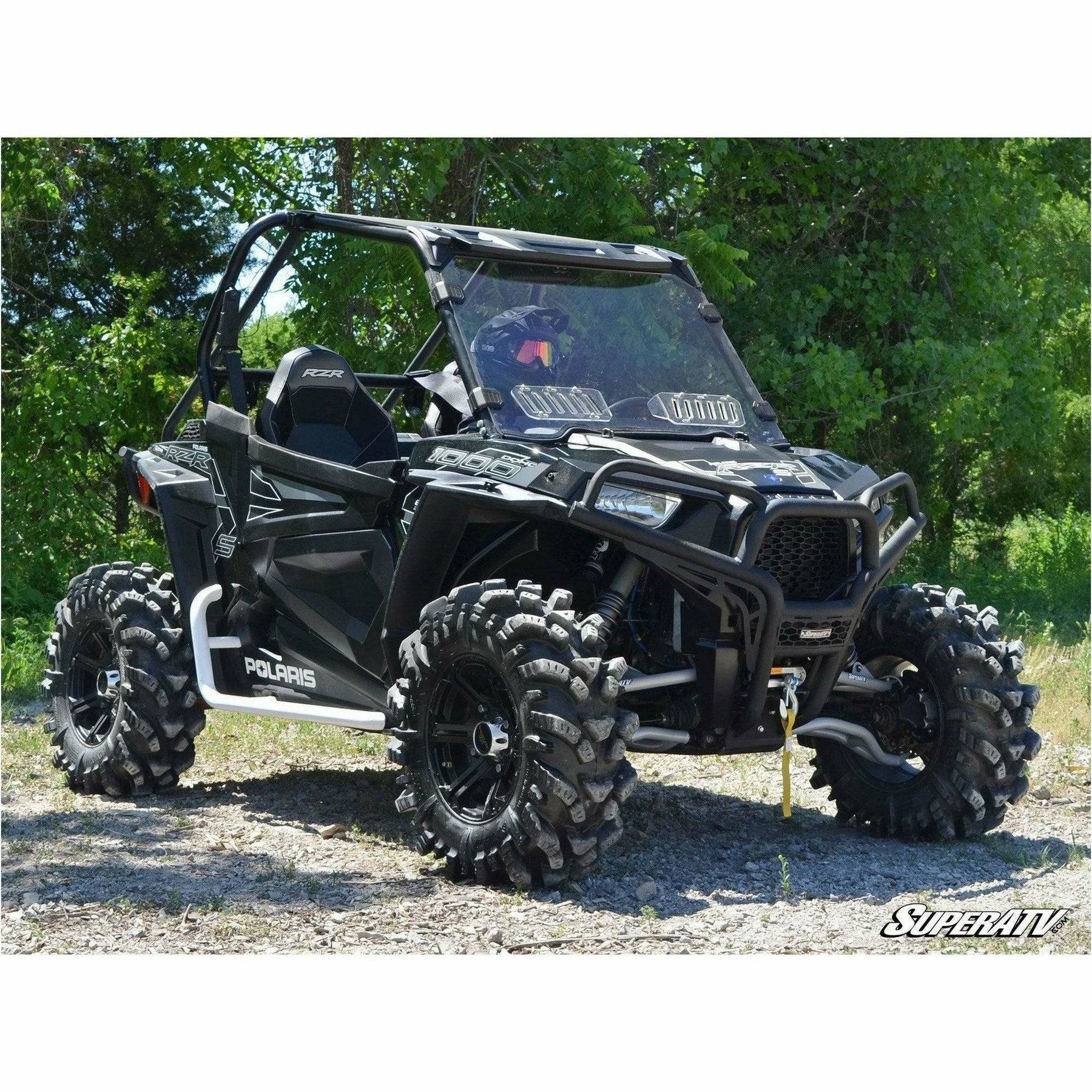 SuperATV Polaris RZR S 1000 Scratch Resistant Vented Full Windshield