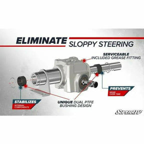 SuperATV Polaris RZR S 900 Rackboss 2.0 Steering Rack & Pinion