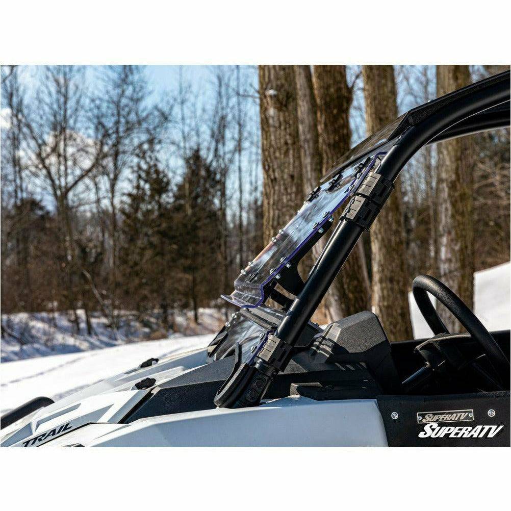 SuperATV Polaris RZR Trail 900 Scratch Resistant Flip Windshield