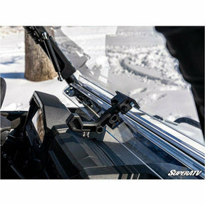 SuperATV Polaris RZR Trail 900 Scratch Resistant Flip Windshield