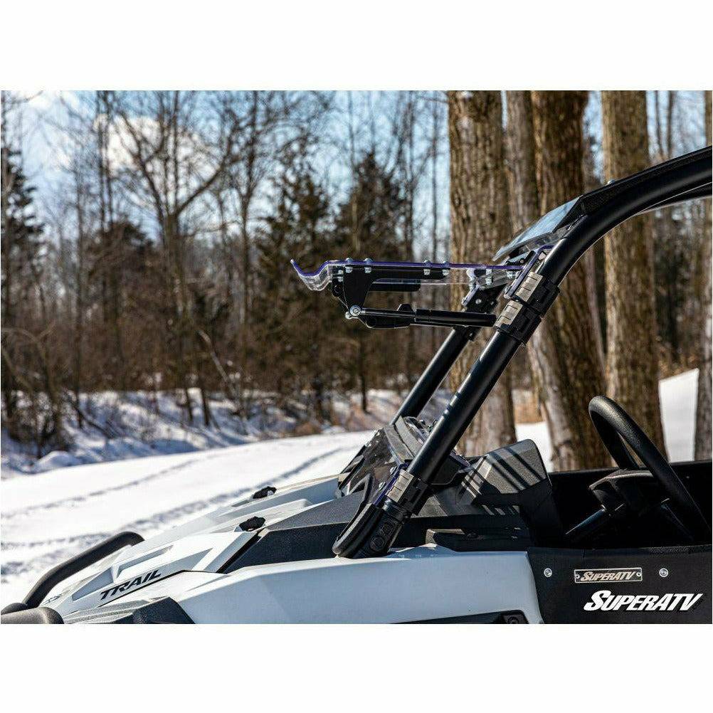 SuperATV Polaris RZR Trail S 900 Scratch Resistant Flip Windshield