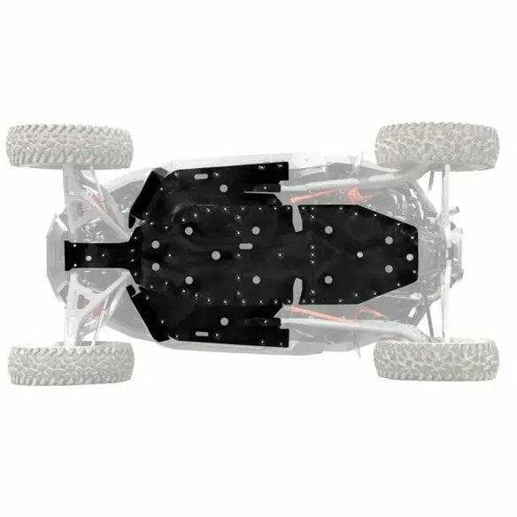 SuperATV Polaris RZR Turbo R Full Skid Plate