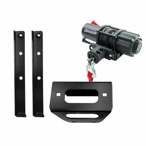 SuperATV Polaris RZR Winch Mounting Plate and Winch