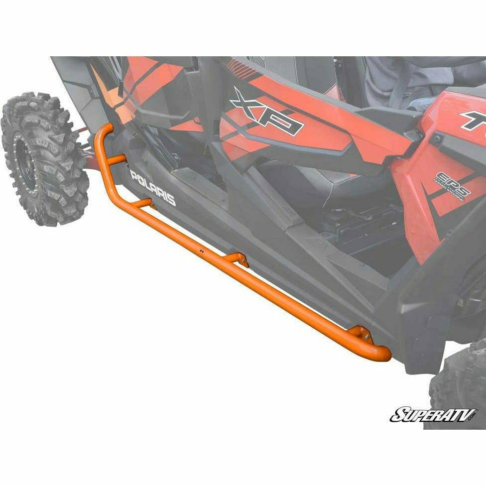 SuperATV Polaris RZR XP Turbo 4-Seater Rock Sliding Nerf Bars