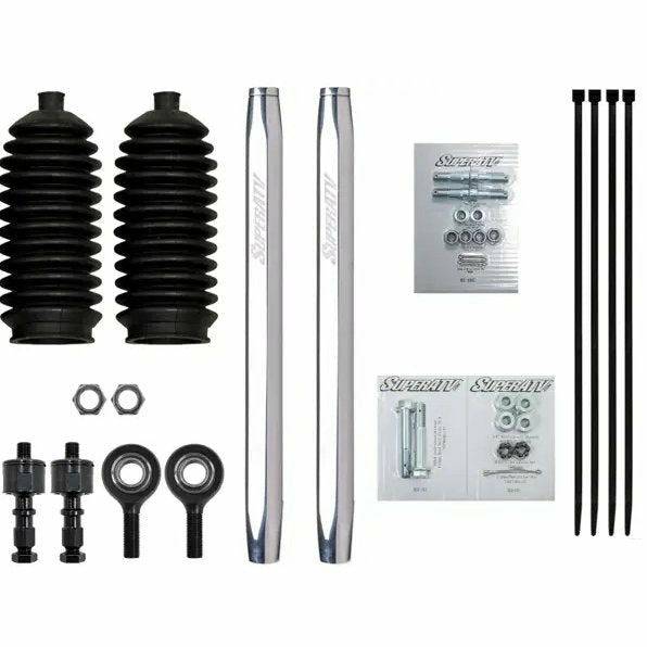 SuperATV Polaris RZR XP Turbo Billet Aluminum Hex Tie Rod Kit