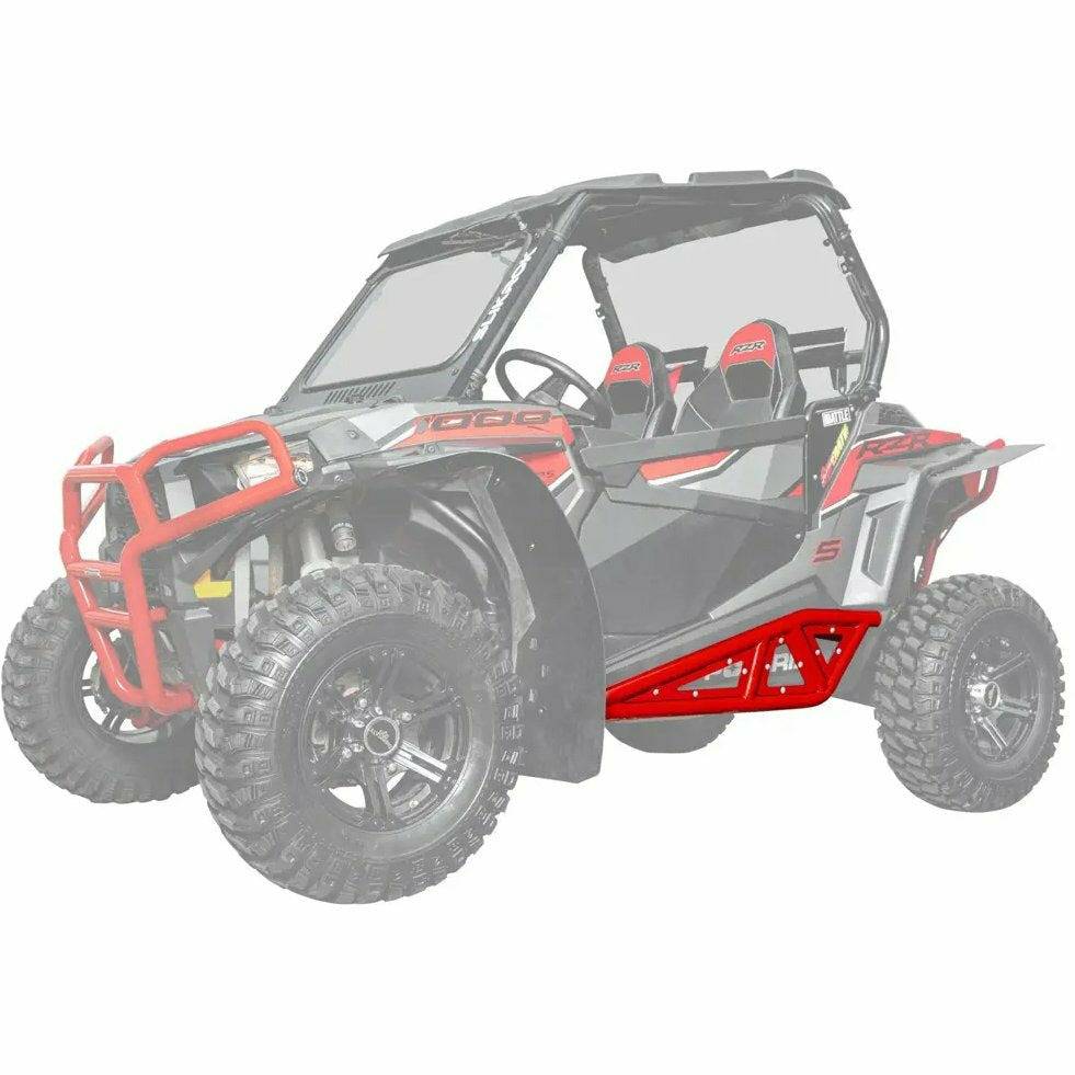 SuperATV Polaris RZR XP Turbo Heavy Duty Tube Rock Sliders