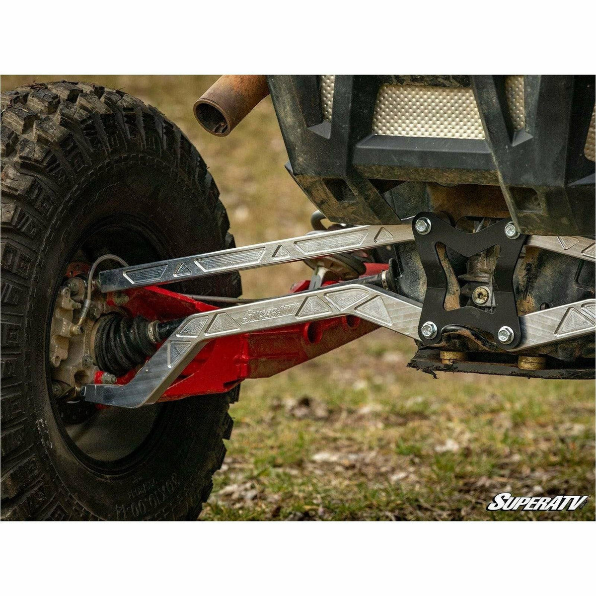 SuperATV Polaris RZR XP Turbo High Clearance Billet Aluminum Radius Arms