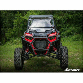 SuperATV Polaris RZR XP Turbo S Scratch Resistant Flip Windshield