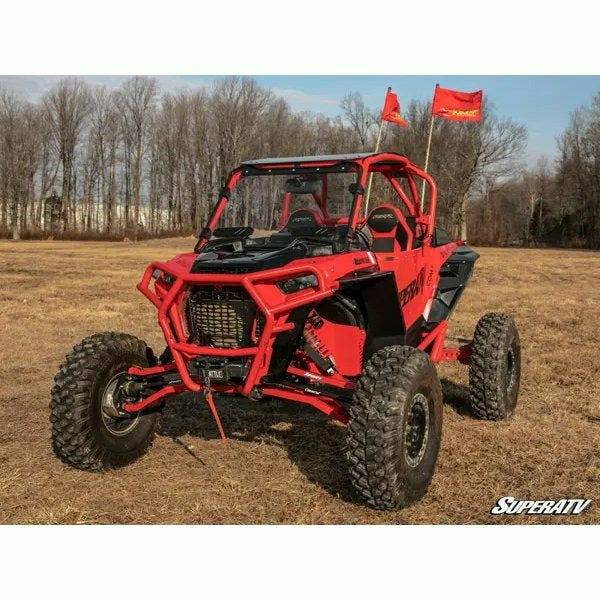 SuperATV Polaris RZR XP Turbo S Vented Full Windshield