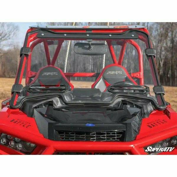 SuperATV Polaris RZR XP Turbo S Vented Full Windshield