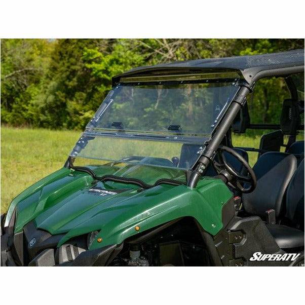 SuperATV Yamaha Viking Scratch Resistant Flip Windshield