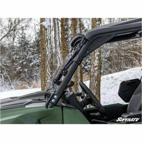 SuperATV Yamaha Wolverine RMAX Scratch Resistant Flip Windshield