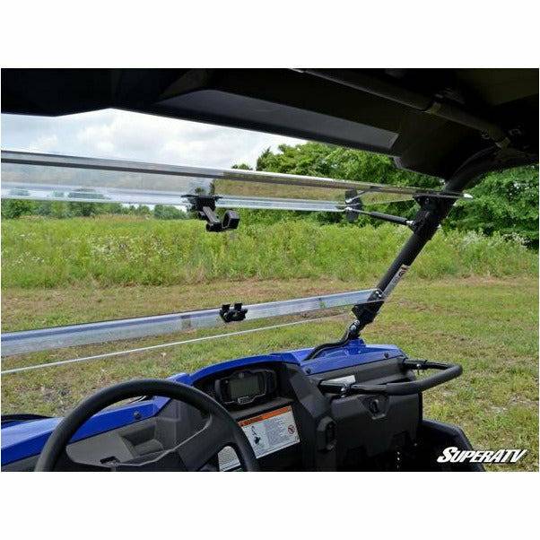 SuperATV Yamaha Wolverine Scratch Resistant Flip Windshield