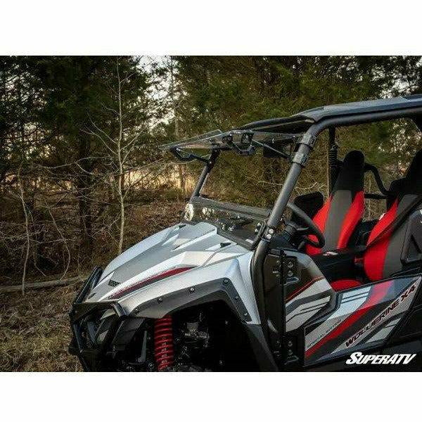 SuperATV Yamaha Wolverine X2 Scratch Resistant Flip Windshield