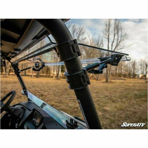 SuperATV Yamaha Wolverine X4 Scratch Resistant Flip Windshield