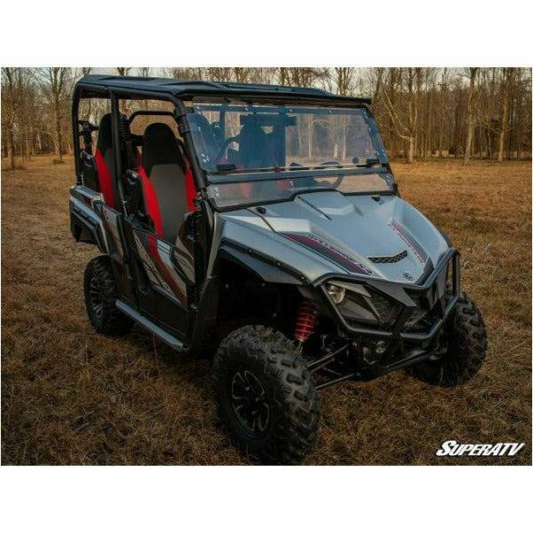 SuperATV Yamaha Wolverine X4 Scratch Resistant Flip Windshield