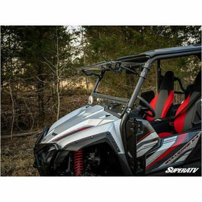 SuperATV Yamaha Wolverine X4 Scratch Resistant Flip Windshield