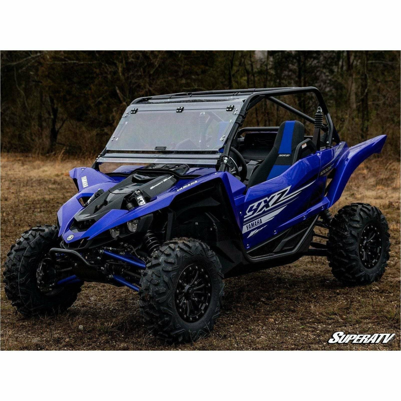 SuperATV Yamaha YXZ Scratch Resistant Flip Windshield