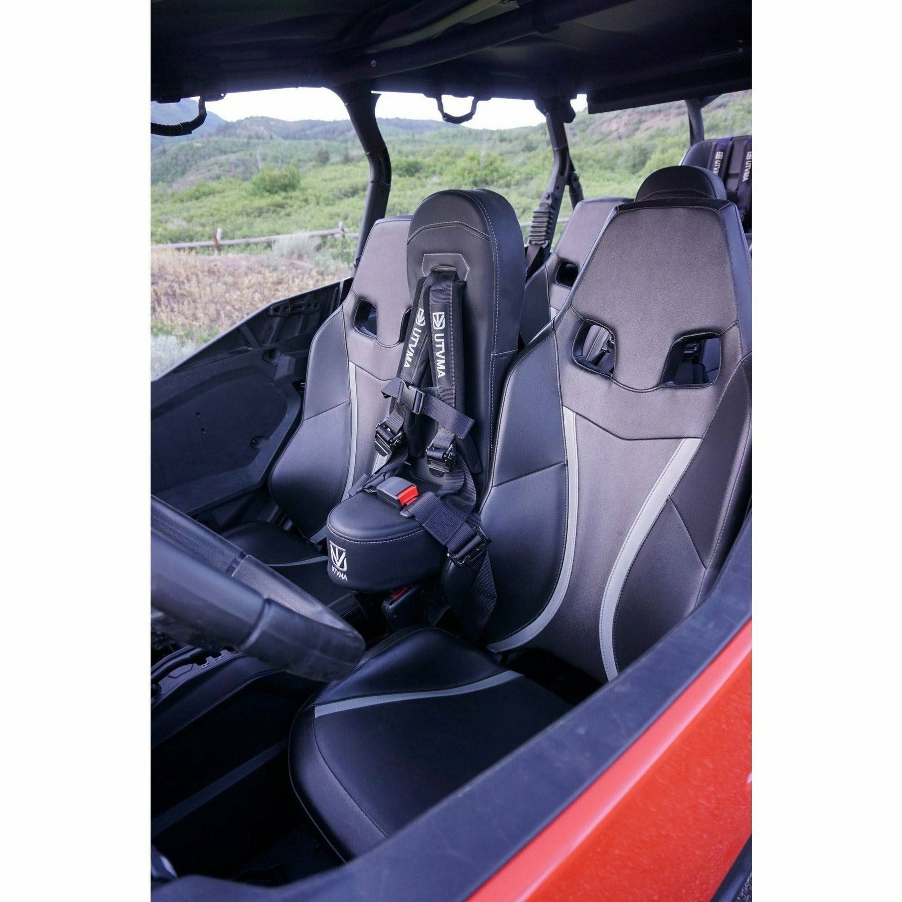 UTV Mountain Accessories Can Am Maverick Sport MAX Bump Seat with Harness