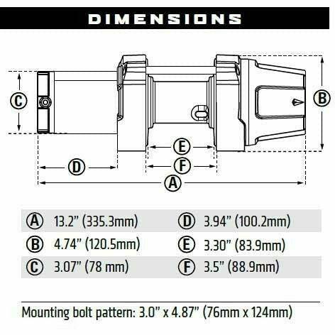 Warn VRX 25 Winch