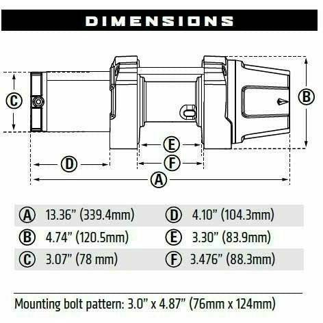 Warn VRX 35-S Winch