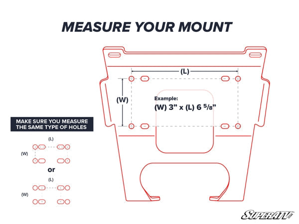 Polaris RZR Pro XP Winch Mounting Plate (2020+)